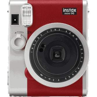 Momentfoto kamera - Fujifilm Instax Mini 90 Neo Classic, sarkans 16629377 - perc šodien veikalā un ar piegādi