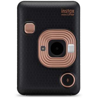 Фотоаппараты моментальной печати - FUJIFILM Instant camera & Smartphone printer instax mini LiPlay Elegant Black - быстрый заказ