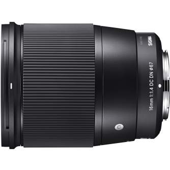 Objektīvi - Sigma 16mm f/1.4 DC DN Contemporary objektīvs priekš Canon EF-M - ātri pasūtīt no ražotāja