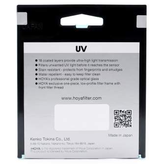 UV aizsargfiltri - Hoya Filters Hoya filter Fusion One UV 62mm - ātri pasūtīt no ražotāja