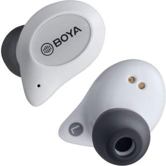 Headphones - Boya wireless headset True Wireless BY-AP1, white BY-AP1-W - quick order from manufacturer