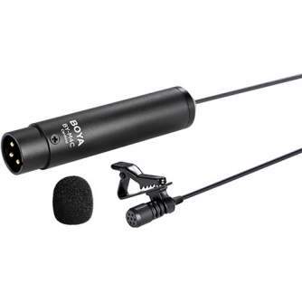 Piespraužamie mikrofoni (Lavalier) - Boya mikrofons BY-M4C Cardioid XLR Lavalier BY-M4C - ātri pasūtīt no ražotāja