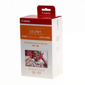 Photo paper - Canon photo paper + ink cartridge RP-108 10x15cm 108 sheets 8568B001 - buy today in store and with delivery