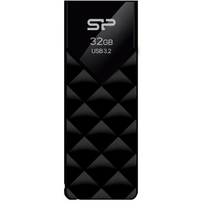 USB memory stick - Silicon Power flash drive 32GB Blaze B03 USB 3.0, black SP032GBUF3B03V1K - quick order from manufacturer