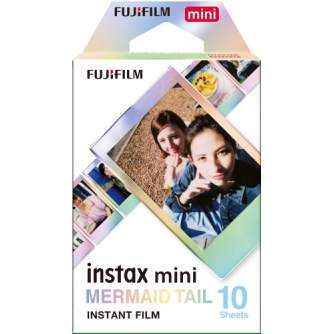 Картриджи для инстакамер - FUJIFILM Colorfilm instax mini MERMAID TAIL (10PK) - купить сегодня в магазине и с доставкой