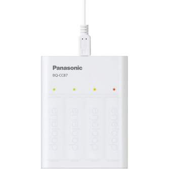 Baterijas, akumulatori un lādētāji - Panasonic ENELOOP BQ-CC87USB Charger 2.25 hrs - ātri pasūtīt no ražotāja