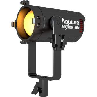 LED прожекторы Fresnel - Aputure LS 60X adjustable focusing IP54 light in Bi-Color beam angle 15-45 - быстрый заказ от производи