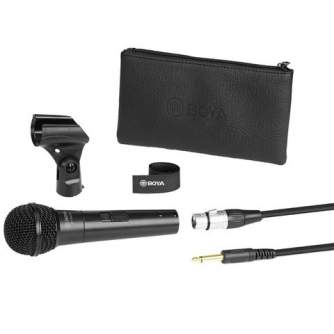 Mikrofoni - Boya dinamiskais rokas vokālais mikrofons BY-BM58 - ātri pasūtīt no ražotāja
