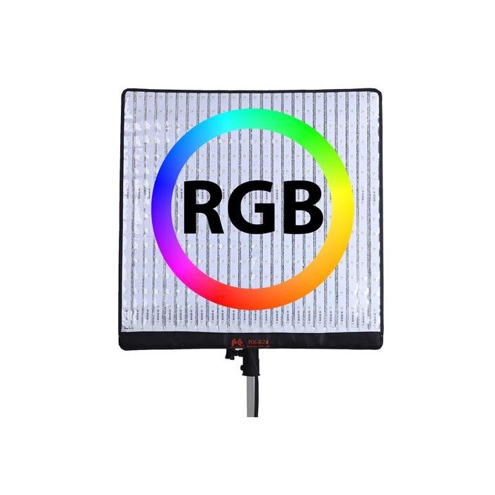 Light Panels - Falcon Eyes Flexibel RGB LED Panel RX-824-K1 63x63 cm - quick order from manufacturer