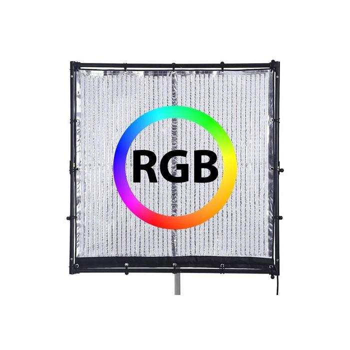 Light Panels - Falcon Eyes Flexible RGB LED Panel RX-7120 121x121 cm - quick order from manufacturer