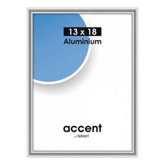 Photo Frames - Nielsen Photo Frame 53223 Accent Glossy Silver 13x18 cm - quick order from manufacturer