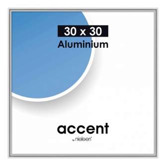 Photo Frames - Nielsen Photo Frame 54123 Accent Glossy Silver 30x30 cm - quick order from manufacturer