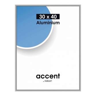 Photo Frames - Nielsen Photo Frame 52424 Accent Frosted Silver 30x40 cm - quick order from manufacturer