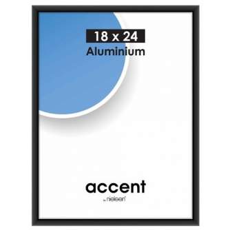 Photo Frames - Nielsen Photo Frame 53426 Accent Frosted Black 18x24 cm - quick order from manufacturer