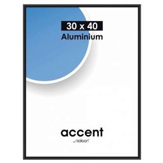 Photo Frames - Nielsen Photo Frame 52426 Accent Frosted Black 30x40 cm - quick order from manufacturer
