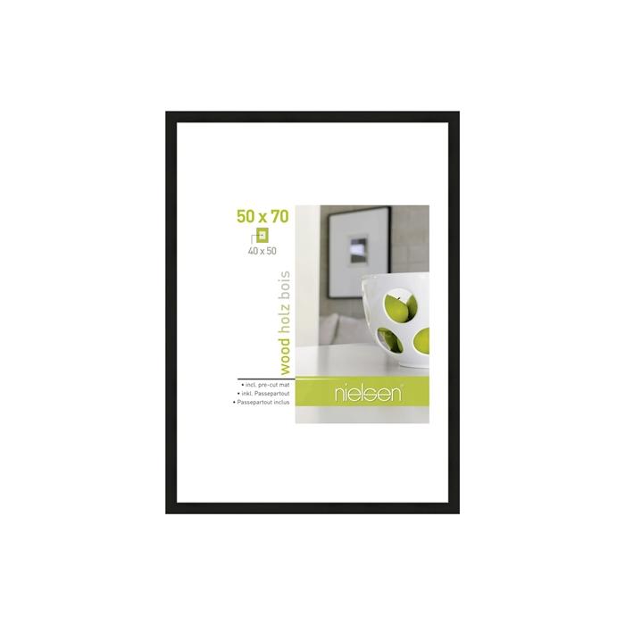 Photo Frames - Nielsen Photo Frame 8988031 Apollon Black 50x70 / 40x50 cm - quick order from manufacturer