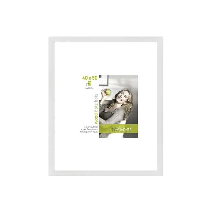 Photo Frames - Nielsen Photo Frame 8988022 Apollon White 40x50 / 24x30 cm - quick order from manufacturer