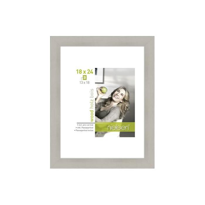Photo Frames - Nielsen Photo Frame 8988045 Apollon Silver 18x24 / 13x18 cm - quick order from manufacturer