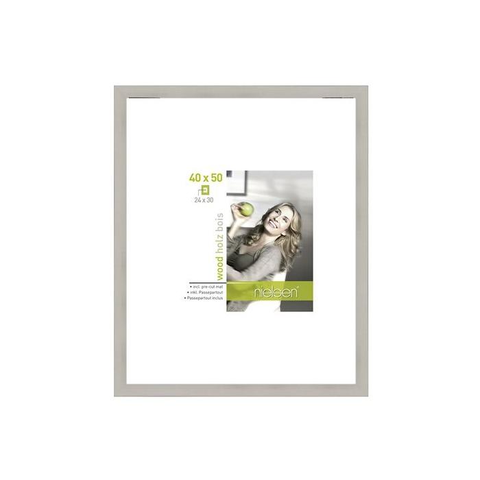 Photo Frames - Nielsen Photo Frame 8988025 Apollon Silver 40x50 cm - quick order from manufacturer