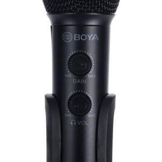 Microphones - Boya Digital Handheld Microphone BY-HM2 for iOS, Android, Windows en Mac - quick order from manufacturer