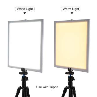 Priekšmetu foto galdi - Puluz 1200LM LED Photography Shadowless Light Lamp Panel PU5138 - perc šodien veikalā un ar piegādi