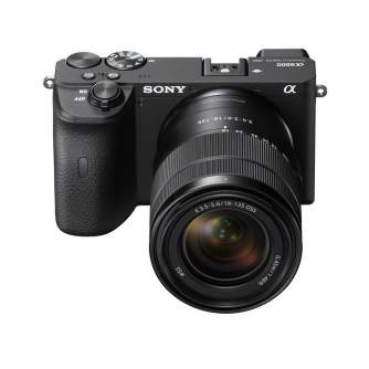 Mirrorless Cameras - Sony A6600 + 18-135mm OSS (Black) | (ILCE-6600M/B) | (α6600) | (Alpha 6600) - quick order from manufacturer