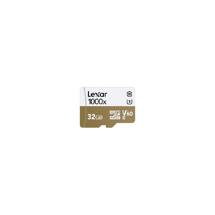 Memory Cards - Lexar memory card microSDHC 32GB Pro 1000x V60 + memory card reader LSDMI32GCB1000A - quick order from manufacturer