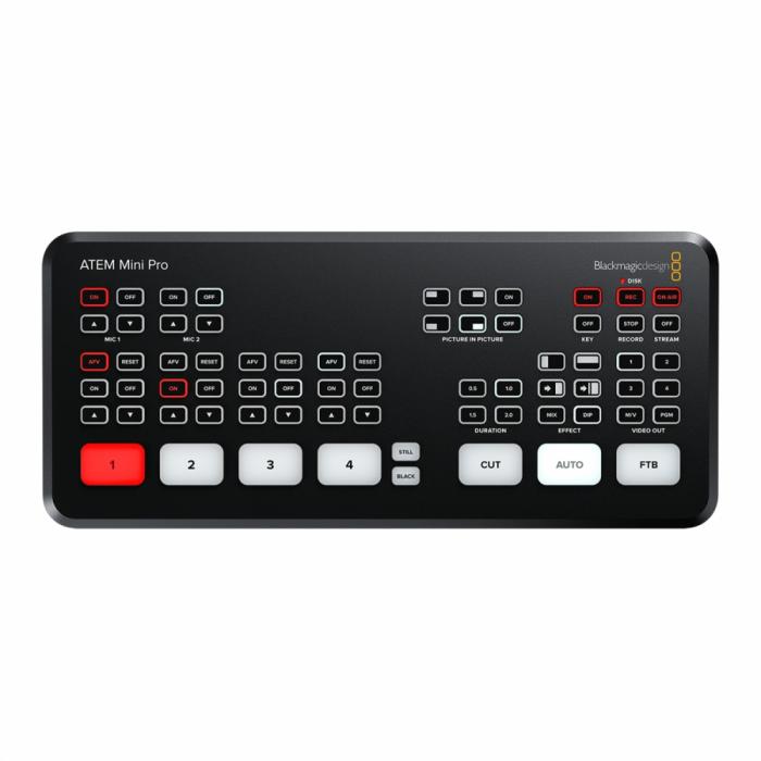 Streaming, Podcast, Broadcast - Blackmagic ATEM Mini Pro Switcher (BMD-SWATEMMINIPRO) - buy today in store and with delivery
