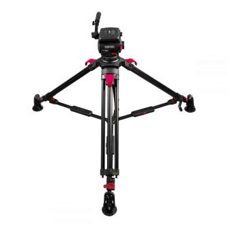 Video Tripods - Cartoni FOCUS 12 with 2-St Red Lock ALU Tripod - System (KF12-RLM) - quick order from manufacturer