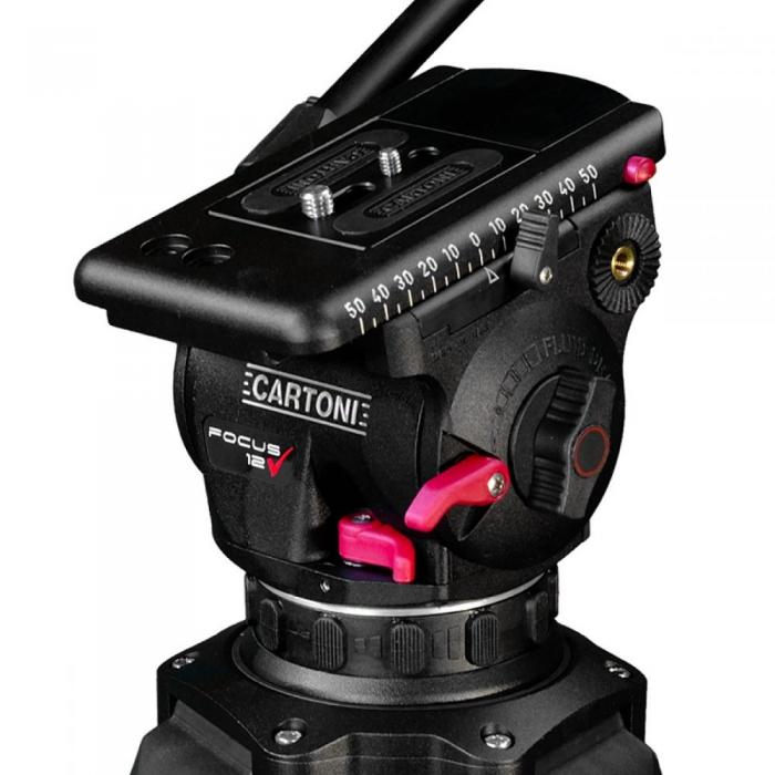 Головки штативов - Cartoni FOCUS 12 Fluid Head (HF1200) - быстрый заказ от производителя