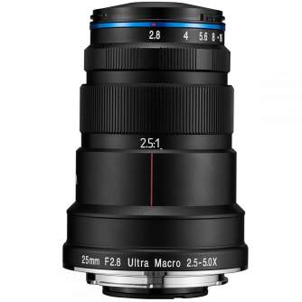 Lenses - Laowa 25mm f/2,8 Ultra Macro 2,5-5x for Sony E - quick order from manufacturer