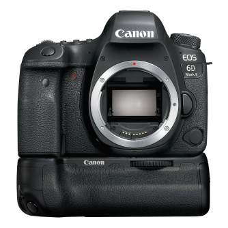 Spoguļkameras - Canon EOS 6D Mark II body + BG-E21 (Baterijų blokas/laikiklis) - perc šodien veikalā un ar piegādi