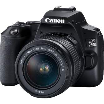 Зеркальные фотоаппараты - Canon EOS 250D 18-55mm III (Black) - купить сегодня в магазине и с доставкой