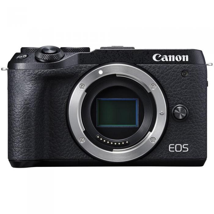 Bezspoguļa kameras - Canon EOS M6 Mark II Body (black) - ātri pasūtīt no ražotāja