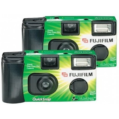 Filmu kameras - Fujifilm Quicksnap x2 double pack 400 X-TRA Flash 400/135/27 - perc šodien veikalā un ar piegādi