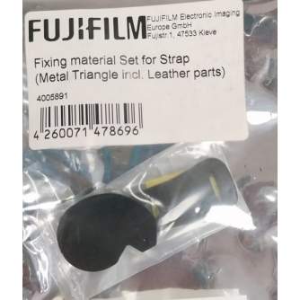 Straps & Holders - Fixing material for Strap (Metal Triangle incl. Leather parts) - quick order from manufacturer