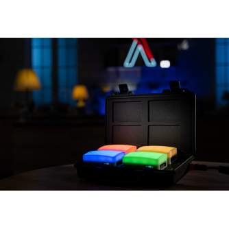 On-camera LED light - Aputure Amaran AL-MC RGBWW Mini On Camera 4-Light Travel Kit - quick order from manufacturer