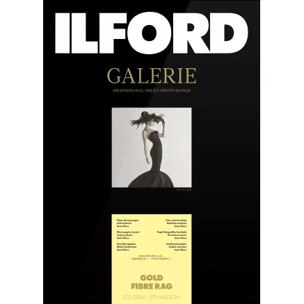 ILFORD GALERIE GOLD FIBRE RAG 270G 13X18 50 SHEET 2004090
