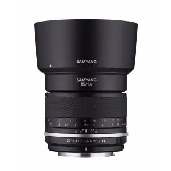 Objektīvi bezspoguļa kamerām - SAMYANG SAMYNAG MF 85MM F/1,4 MK2 SONY E F1111206102 - ātri pasūtīt no ražotāja