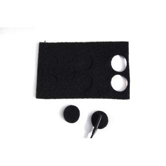 Mikrofonu aksesuāri - RYCOTE Black Undercovers - pack of 30 uses - perc šodien veikalā un ar piegādi