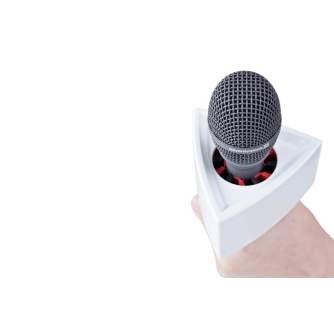 Mikrofonu aksesuāri - RYCOTE Single Triangular White Mic Flag - ātri pasūtīt no ražotāja