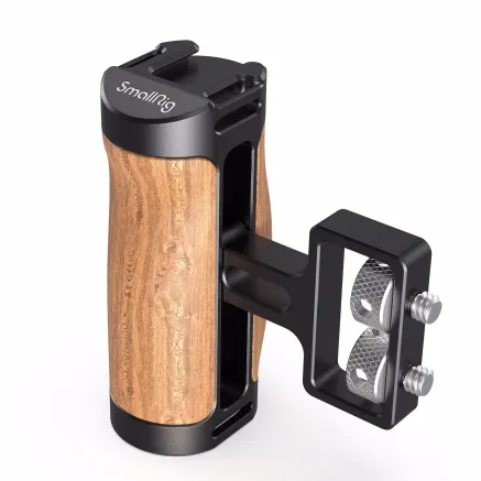 SmallRig 2913 Houten Mini Side Handle (1/4 20 Schroeven)