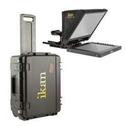 Teleprompter - Ikan PT1200 12inch Travel Kit with Rolling Hard Case (PT1200-TK) - quick order from manufacturer