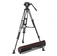 Video Tripods - Manfrotto 504X Fluid Video Head with Alu Twin leg tripod MS (MVK504XTWINMA) - quick order from manufacturerVideo Tripods - Manfrotto 504X Fluid Video Head with Alu Twin leg tripod MS (MVK504XTWINMA) - quick order from manufacturer