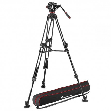 Video Tripods - Manfrotto 504X Fluid Video Kit with 645 Fast Twin Alu Tripod (MVK504XTWINFA) - buy today in store and with delivery