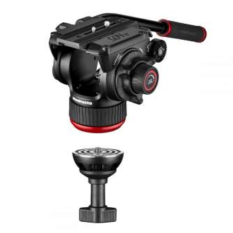 Video Tripods - Manfrotto 504X Fluid Video Kit with 645 Fast Twin Alu Tripod (MVK504XTWINFA) - quick order from manufacturer