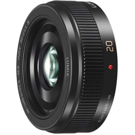 Lenses - Panasonic Premium Panasonic Lumix G F1.7/20mm II (40mm KB) lens (H-H020AE-K) - quick order from manufacturer