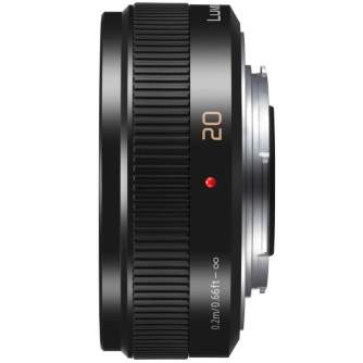 Объективы - Panasonic Premium Panasonic Lumix G F1.7/20mm II (40mm KB) lens (H-H020AE-K) - быстрый заказ от производителя