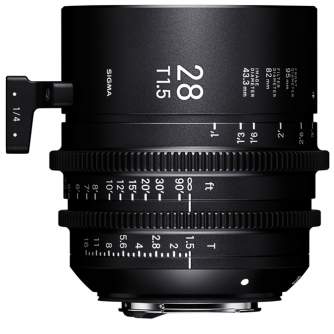 CINEMA Video Lences - Sigma FF High Speed Prime 28mm T1.5 EF-Mount - quick order from manufacturer