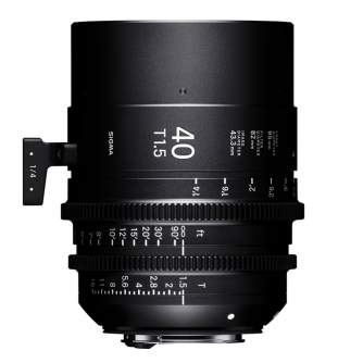 CINEMA видео объективы - Sigma FF High Speed Prime 40mm T1.5 EF-Mount - быстрый заказ от производителя